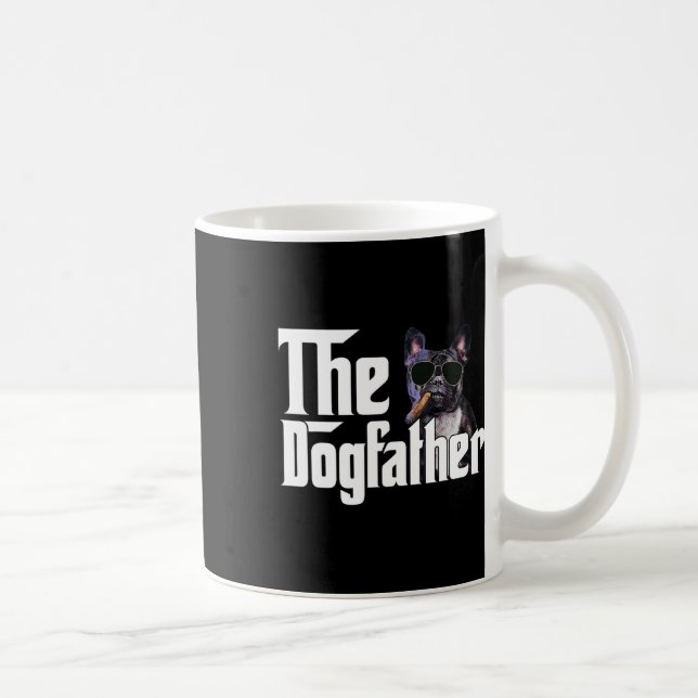 Mug Dogfather French Bulldog Fun Chien Propriétaire Ch (Droite)