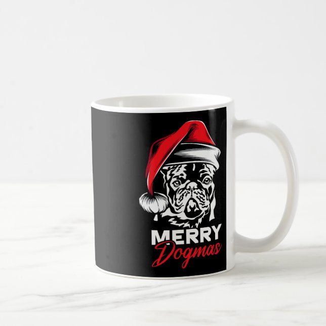 Mug Dogmas Bouledogue Français Frenchie Noël  (Droite)