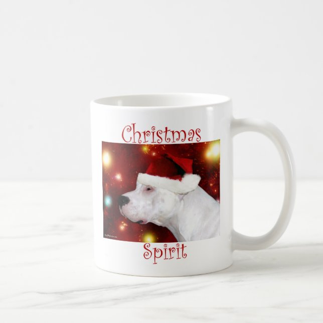 Mug Dogo Argentino Christmas Spirit (Droite)
