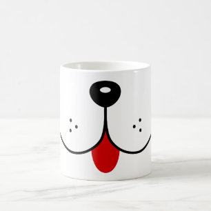 Mug Dogs de la tête de chien amusant Mouth Nose migno