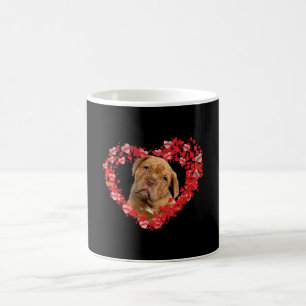 Mug dogue de bordeaux cadeau de coeur pour amoureux de