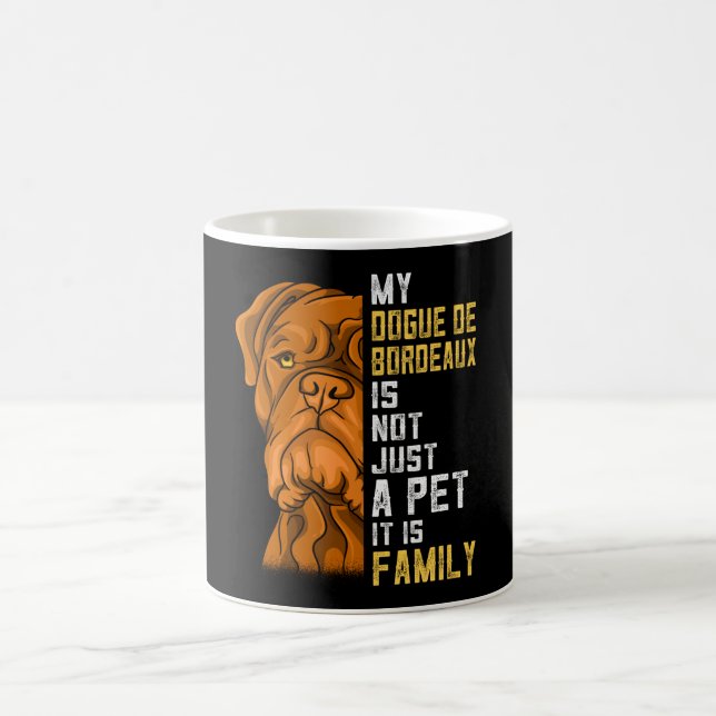 Mug Dogue de Bordeaux Famille Chien Cadeau (Centre)