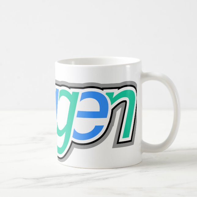 Mug Dogue Texte avec tête (Droite)