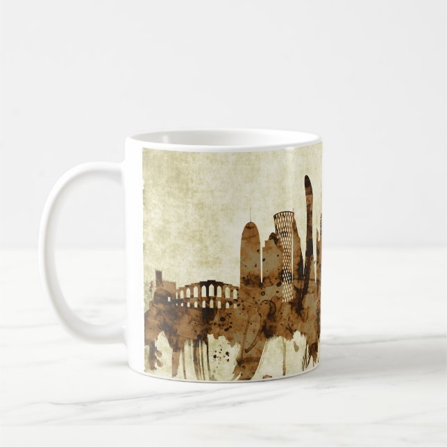 Mug Doha Qatar Cityscape (Gauche)
