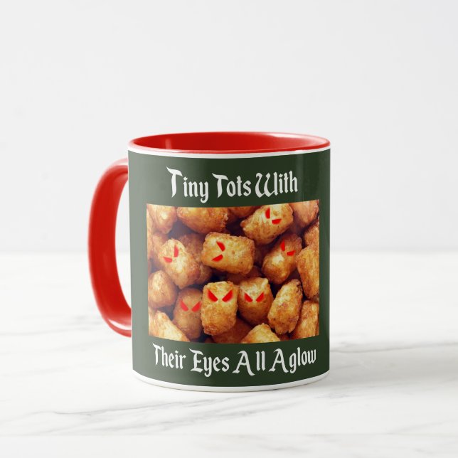 MUG DOIGTS MINUSCULES AVEC LEURS YEUX TOUT EMBRASÉS (Devant gauche)