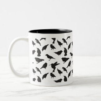 Mug d'oiseaux à motifs