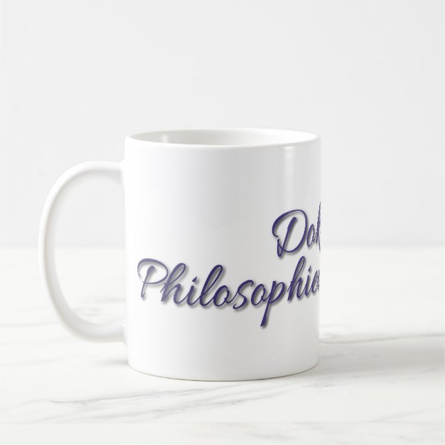 Mug Doktor der Philosophiewissenschaften (Gauche)