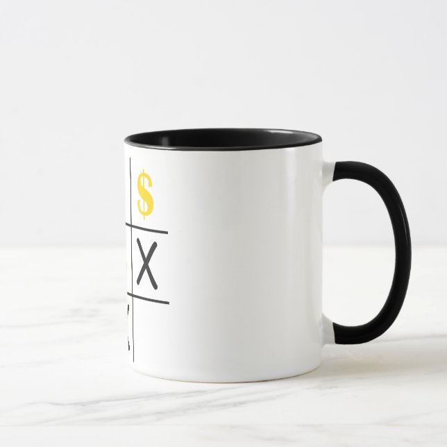 Mug Dollar Tic Tac Toe (Droite)
