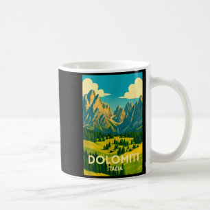Mug Dolomites Italie randonnée et ski paysage artwor