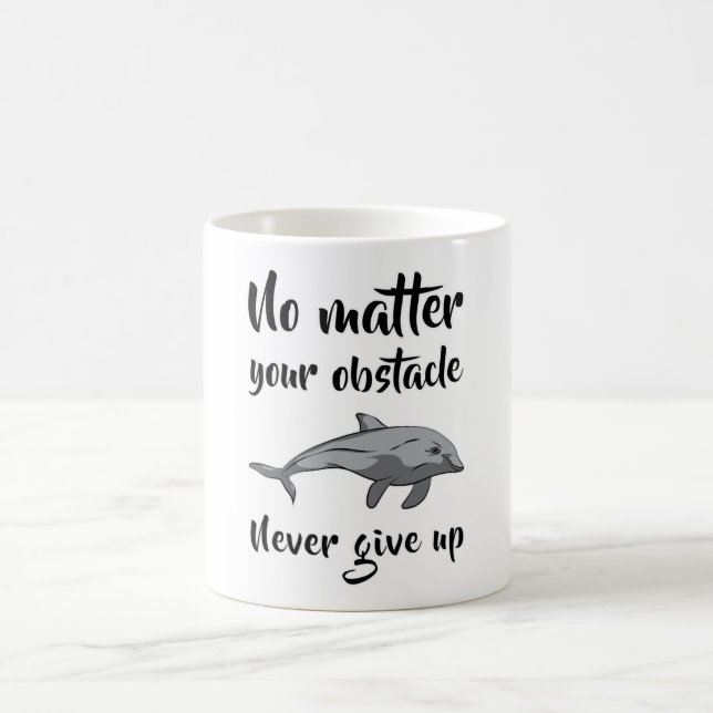 Mug Dolphin Dauphins Animal Océan Mer Poisson Idée cad (Centre)