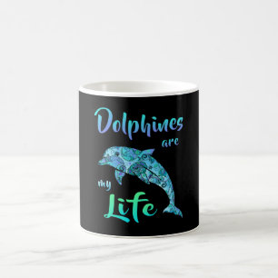 Mug Dolphin Dolphins Océan Poisson de mer Animal drôle