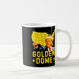 Mug Dôme doré Trump Grande carte américaine patriotiqu