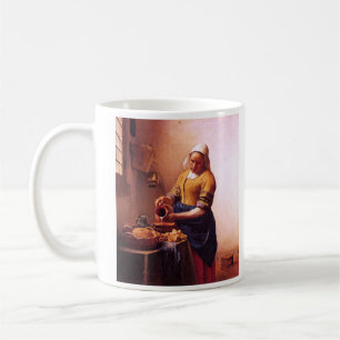 Mug Domestique de lait par Johannes Vermeer