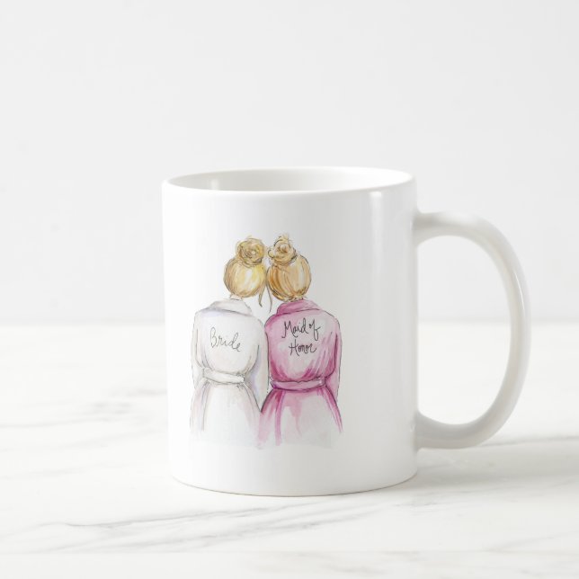 Mug Domestique d'honneur ? Domestique blonde de blonde (Droite)