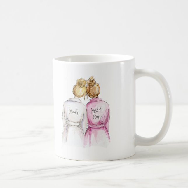 Mug Domestique d'honneur ? Domestique blonde de petit (Droite)