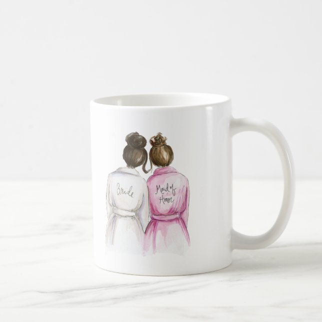 Mug Domestique d'honneur ? Domestique foncée de petit (Droite)