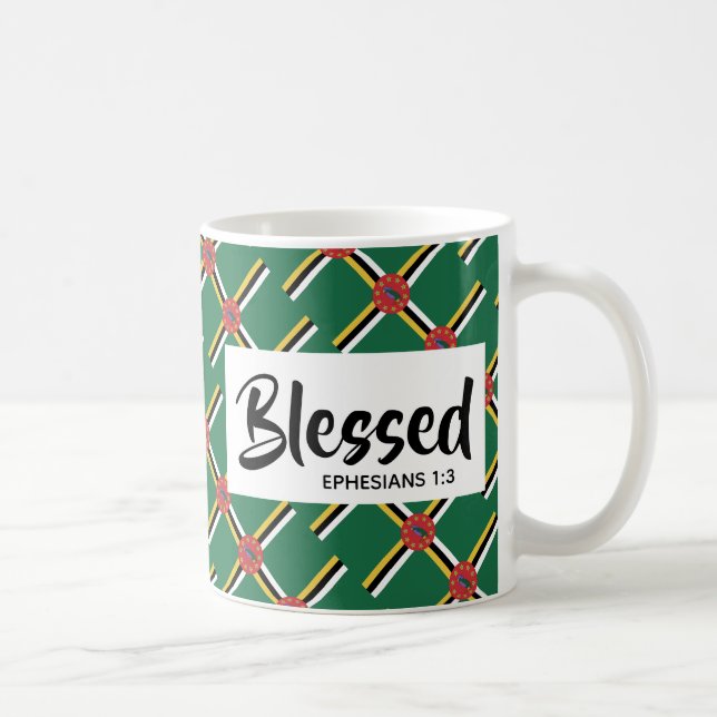 Mug DOMINICA DRAPEAU Bible Chrétienne Bible Personnali (Droite)