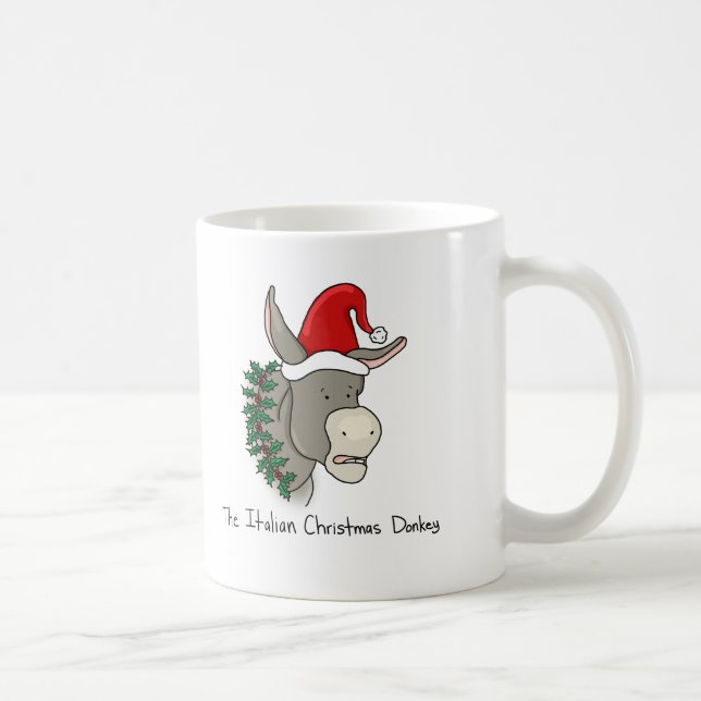Mug Dominick l'âne italien de Noël (Droite)