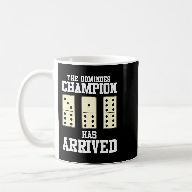 Mug Dominoes Game Funny Cadeau (Gauche)