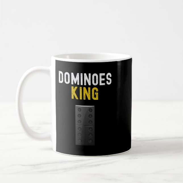 Mug Dominoes King Shirt Funky Dominoes (Gauche)