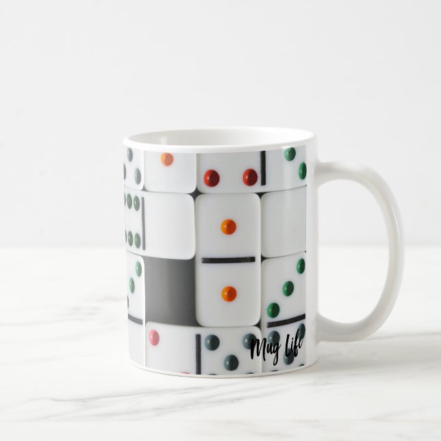 Mug Dominoes Tile Photo (Droite)