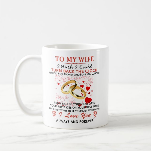 Mug Don à ma femme d'amour du mari Valentine's (Gauche)