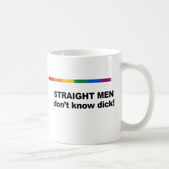 Mug Don&apos d'hommes droits ; t connaissent le dick (Droite)