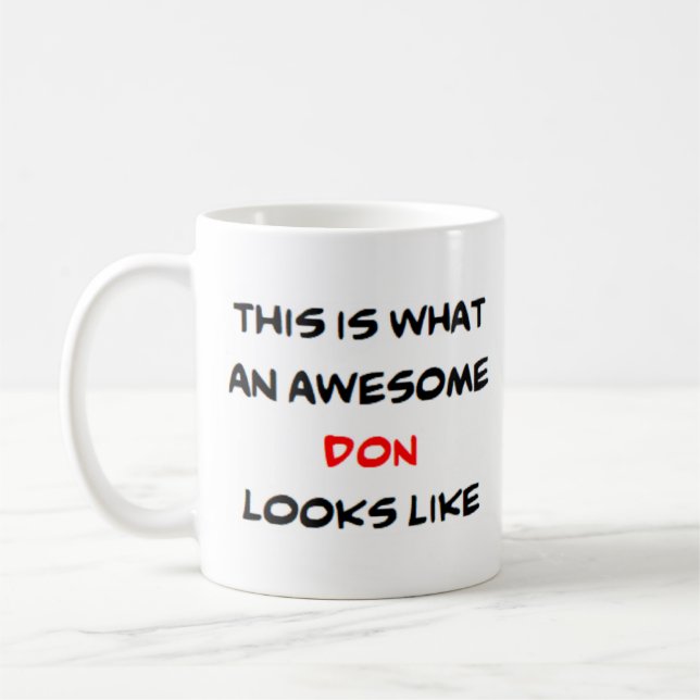 Mug don, awesome (Gauche)