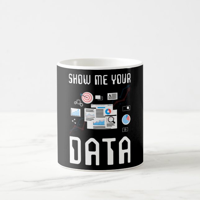 Mug Don d'analyste de données d'un informaticien (Centre)