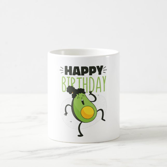 Mug Don d'anniversaire Avocado (Centre)