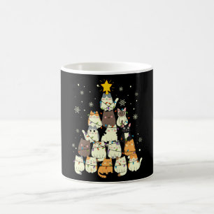 Mug Don d'arbre de Noël de chat, Chats amoureux Déco