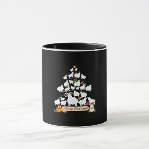 Mug Don d'arbre de Noël mouton Drôle cadeau de Noël