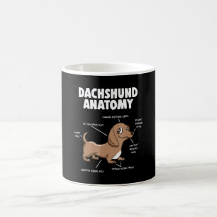 Mug Don de chien Anatomie Dachshund Funny Weiner