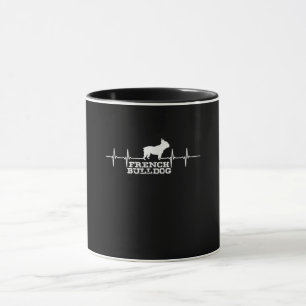 Mug Don de chien   French Bulldog Heart