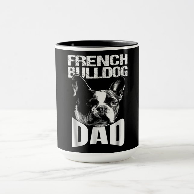 Mug Don de chien | French Bulldog Papa (Centre)