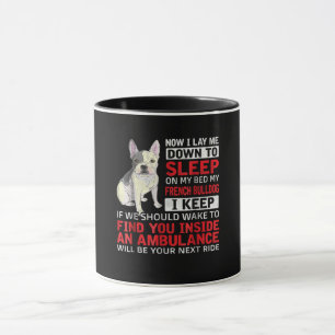 Mug Don de chien Je Dors Sur Mon Lit Mon Chien À Bal