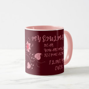 MUG DON DE LA JOURNÉE DE VALENTINE POUR PETITE AMIE, F