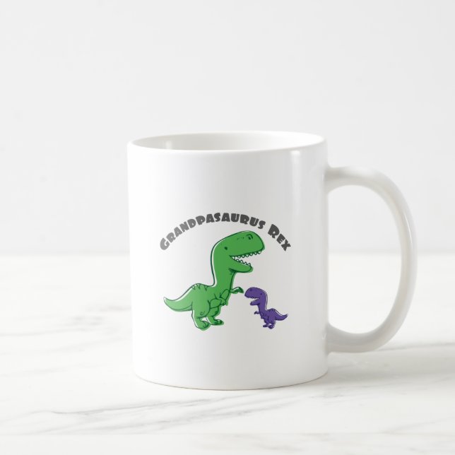 Mug Don de papy Dino Lover Grandpasaurus Rex Cadeau (Droite)