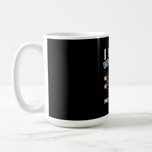 Mug Don de scientifique | Je construis des réseaux neu (Gauche)