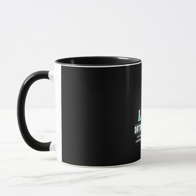 Mug Don de scientifique | Je Suis Un Scientifique En D (Gauche)