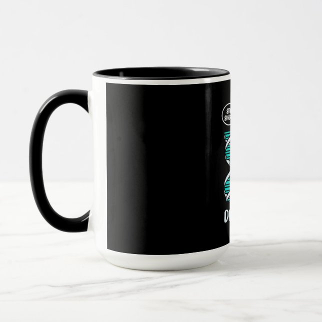 Mug Don de scientifique | Rna enseignant en biologie (Gauche)