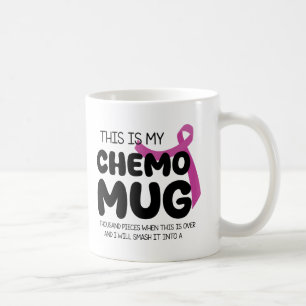 Mug Don d'encouragement au cancer, voici mon Chemo