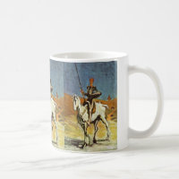 Don don Quichotte et Sancho Panza par Daumier