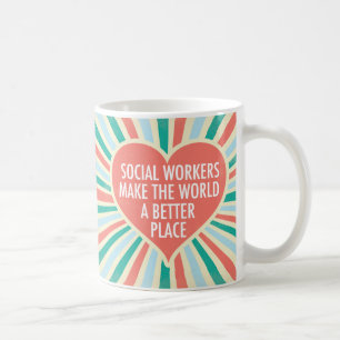 Mug Don d'un travailleur social inspiré