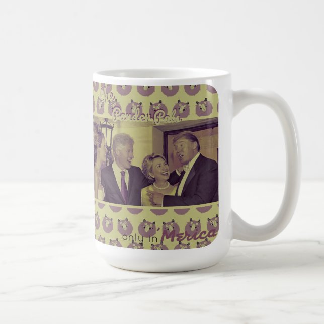 Mug Donald Drumpf et le Clintons = les copains de (Droite)