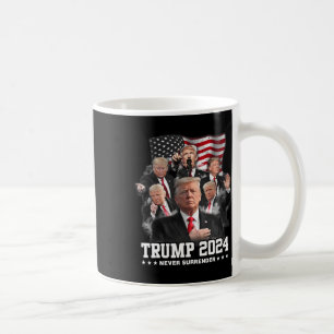 Mug Donald J Trump 2024 Ne jamais céder 1