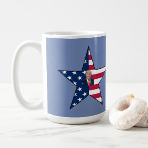 Mug Donald J. Trump~ Président~ Drapeau US~ Étoile ~ M