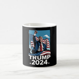 Mug Donald Trump 2024 Élection américaine Drapeau amér