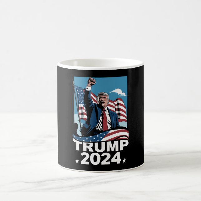 Mug Donald Trump 2024 Élection américaine Drapeau amér (Centre)
