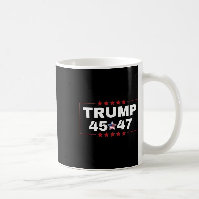 Mug Donald Trump 45 47e Président américain Tee Mega a (Droite)